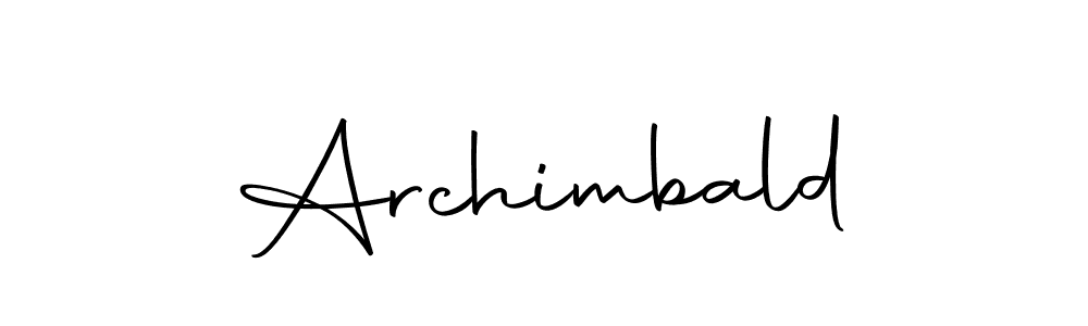 How to make Archimbald name signature. Use Autography-DOLnW style for creating short signs online. This is the latest handwritten sign. Archimbald signature style 10 images and pictures png