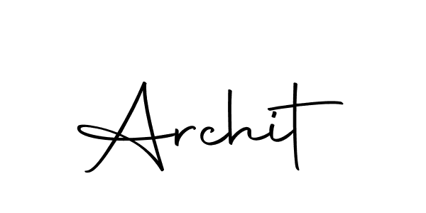 Make a beautiful signature design for name Archit. Use this online signature maker to create a handwritten signature for free. Archit signature style 10 images and pictures png