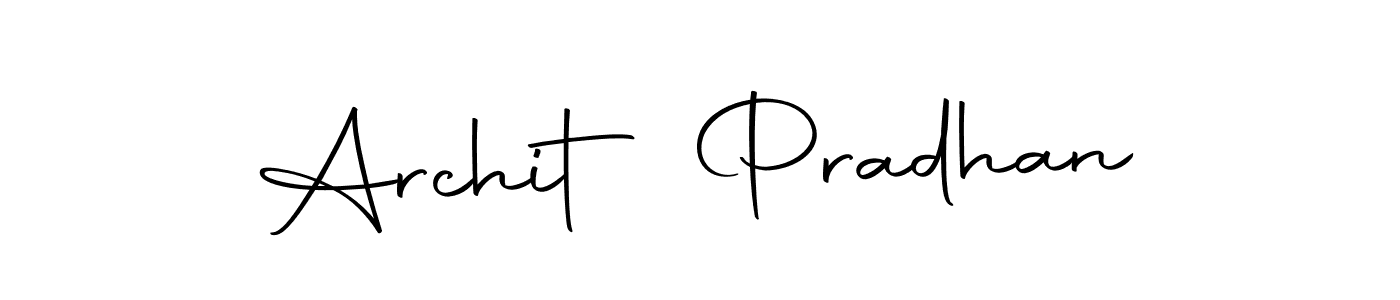 The best way (Autography-DOLnW) to make a short signature is to pick only two or three words in your name. The name Archit Pradhan include a total of six letters. For converting this name. Archit Pradhan signature style 10 images and pictures png
