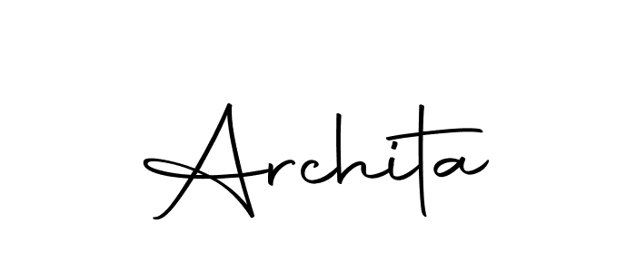 The best way (Autography-DOLnW) to make a short signature is to pick only two or three words in your name. The name Archita include a total of six letters. For converting this name. Archita signature style 10 images and pictures png