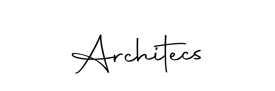 Design your own signature with our free online signature maker. With this signature software, you can create a handwritten (Autography-DOLnW) signature for name Architecs. Architecs signature style 10 images and pictures png