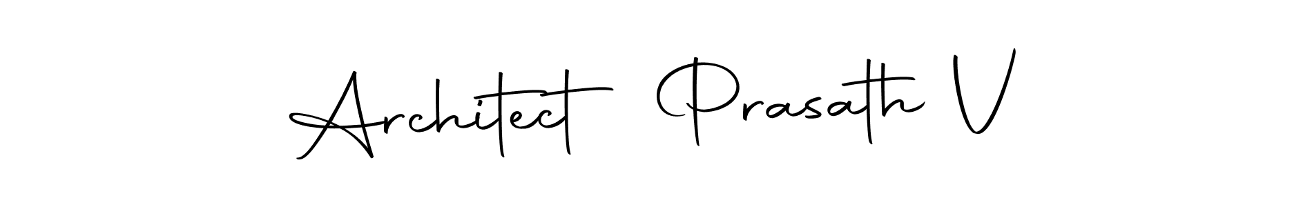 Autography-DOLnW is a professional signature style that is perfect for those who want to add a touch of class to their signature. It is also a great choice for those who want to make their signature more unique. Get Architect Prasath V name to fancy signature for free. Architect Prasath V signature style 10 images and pictures png