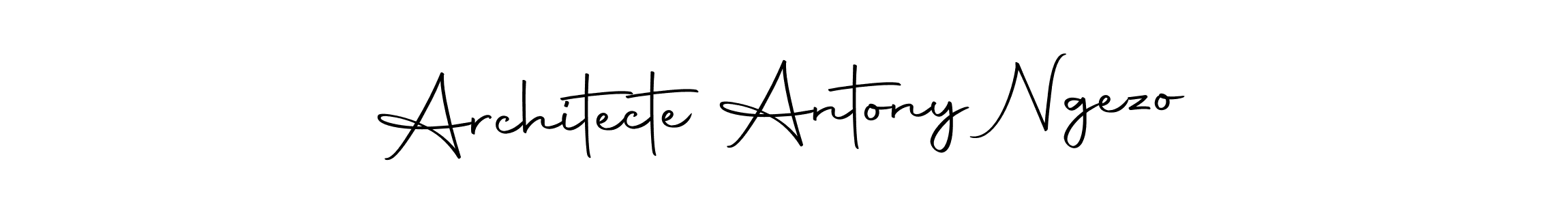 Make a beautiful signature design for name Architecte Antony Ngezo. Use this online signature maker to create a handwritten signature for free. Architecte Antony Ngezo signature style 10 images and pictures png