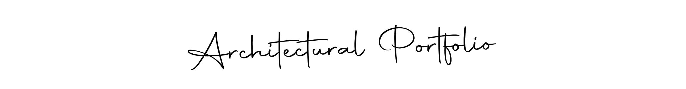 You can use this online signature creator to create a handwritten signature for the name Architectural Portfolio. This is the best online autograph maker. Architectural Portfolio signature style 10 images and pictures png