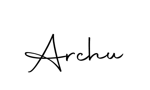 The best way (Autography-DOLnW) to make a short signature is to pick only two or three words in your name. The name Archu include a total of six letters. For converting this name. Archu signature style 10 images and pictures png