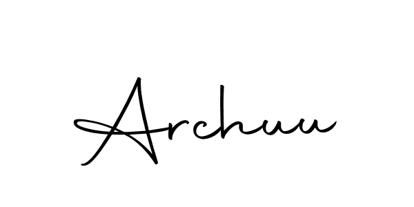 Archuu stylish signature style. Best Handwritten Sign (Autography-DOLnW) for my name. Handwritten Signature Collection Ideas for my name Archuu. Archuu signature style 10 images and pictures png