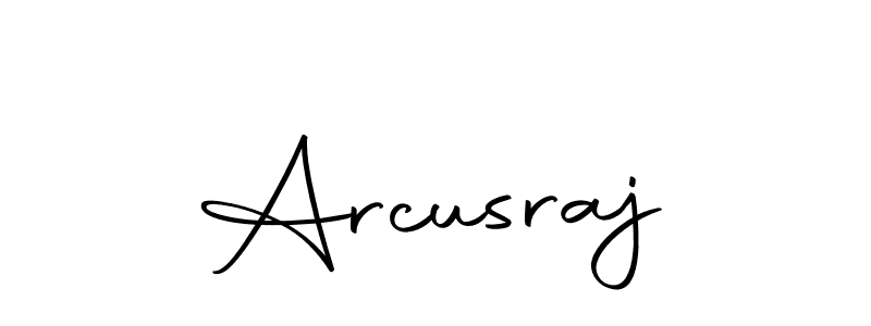 Use a signature maker to create a handwritten signature online. With this signature software, you can design (Autography-DOLnW) your own signature for name Arcusraj. Arcusraj signature style 10 images and pictures png