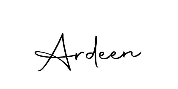Use a signature maker to create a handwritten signature online. With this signature software, you can design (Autography-DOLnW) your own signature for name Ardeen. Ardeen signature style 10 images and pictures png
