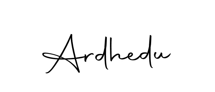 Create a beautiful signature design for name Ardhedu. With this signature (Autography-DOLnW) fonts, you can make a handwritten signature for free. Ardhedu signature style 10 images and pictures png