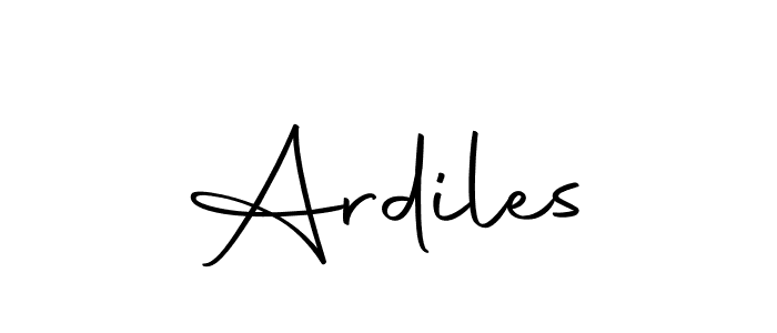 Create a beautiful signature design for name Ardiles. With this signature (Autography-DOLnW) fonts, you can make a handwritten signature for free. Ardiles signature style 10 images and pictures png