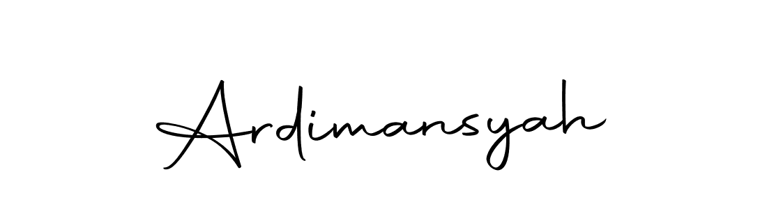 Use a signature maker to create a handwritten signature online. With this signature software, you can design (Autography-DOLnW) your own signature for name Ardimansyah. Ardimansyah signature style 10 images and pictures png