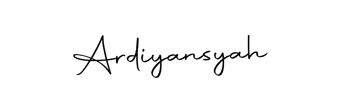 You can use this online signature creator to create a handwritten signature for the name Ardiyansyah. This is the best online autograph maker. Ardiyansyah signature style 10 images and pictures png