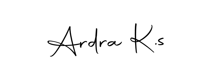 Also we have Ardra K.s name is the best signature style. Create professional handwritten signature collection using Autography-DOLnW autograph style. Ardra K.s signature style 10 images and pictures png