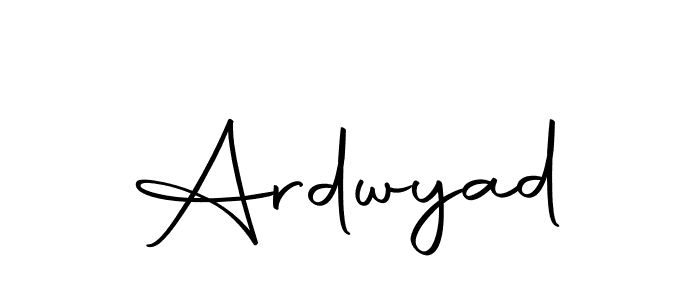 Make a beautiful signature design for name Ardwyad. With this signature (Autography-DOLnW) style, you can create a handwritten signature for free. Ardwyad signature style 10 images and pictures png
