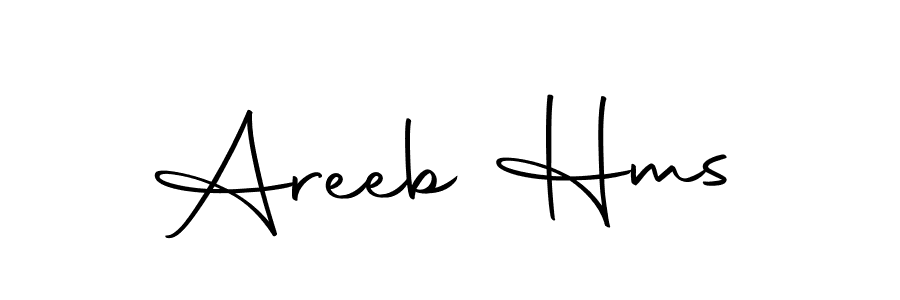 Design your own signature with our free online signature maker. With this signature software, you can create a handwritten (Autography-DOLnW) signature for name Areeb Hms. Areeb Hms signature style 10 images and pictures png