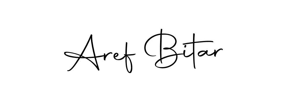 Make a beautiful signature design for name Aref Bitar. With this signature (Autography-DOLnW) style, you can create a handwritten signature for free. Aref Bitar signature style 10 images and pictures png