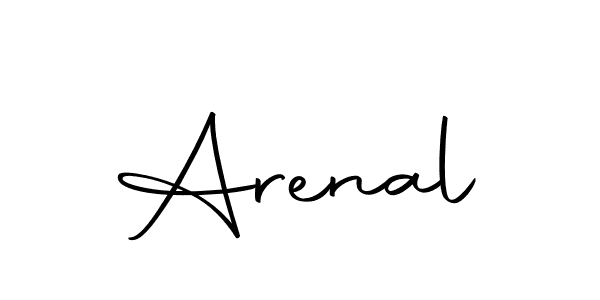Arenal stylish signature style. Best Handwritten Sign (Autography-DOLnW) for my name. Handwritten Signature Collection Ideas for my name Arenal. Arenal signature style 10 images and pictures png