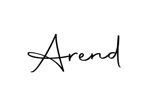 Arend stylish signature style. Best Handwritten Sign (Autography-DOLnW) for my name. Handwritten Signature Collection Ideas for my name Arend. Arend signature style 10 images and pictures png