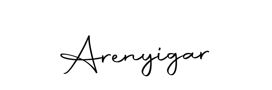 Use a signature maker to create a handwritten signature online. With this signature software, you can design (Autography-DOLnW) your own signature for name Arenyigar. Arenyigar signature style 10 images and pictures png