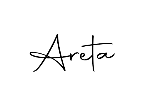 Make a beautiful signature design for name Areta. With this signature (Autography-DOLnW) style, you can create a handwritten signature for free. Areta signature style 10 images and pictures png