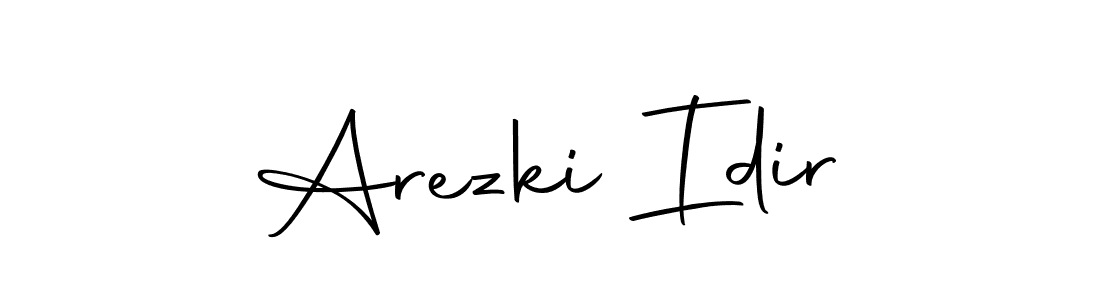 Design your own signature with our free online signature maker. With this signature software, you can create a handwritten (Autography-DOLnW) signature for name Arezki Idir. Arezki Idir signature style 10 images and pictures png