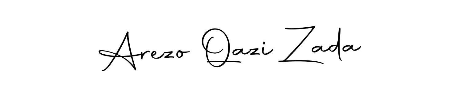 You should practise on your own different ways (Autography-DOLnW) to write your name (Arezo Qazi Zada) in signature. don't let someone else do it for you. Arezo Qazi Zada signature style 10 images and pictures png