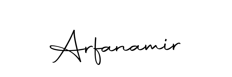 You should practise on your own different ways (Autography-DOLnW) to write your name (Arfanamir) in signature. don't let someone else do it for you. Arfanamir signature style 10 images and pictures png
