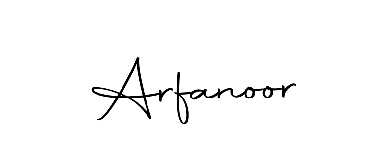 Use a signature maker to create a handwritten signature online. With this signature software, you can design (Autography-DOLnW) your own signature for name Arfanoor. Arfanoor signature style 10 images and pictures png