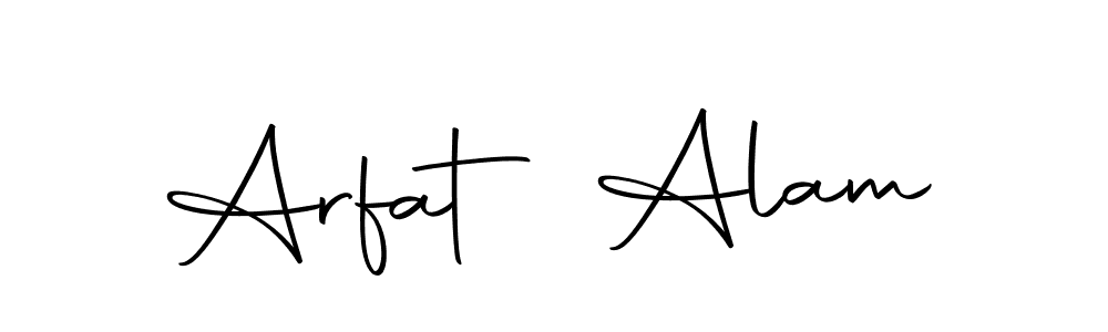 Design your own signature with our free online signature maker. With this signature software, you can create a handwritten (Autography-DOLnW) signature for name Arfat Alam. Arfat Alam signature style 10 images and pictures png