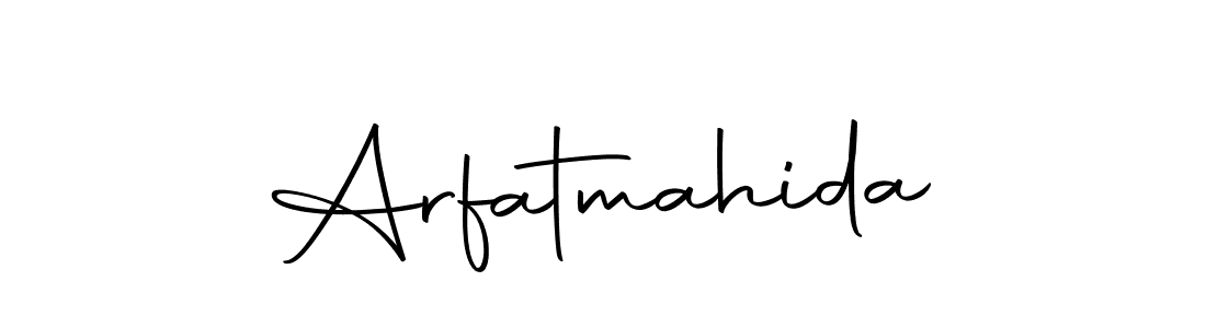 Make a beautiful signature design for name Arfatmahida. Use this online signature maker to create a handwritten signature for free. Arfatmahida signature style 10 images and pictures png