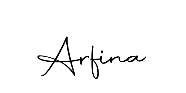 You should practise on your own different ways (Autography-DOLnW) to write your name (Arfina) in signature. don't let someone else do it for you. Arfina signature style 10 images and pictures png