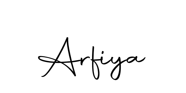 Make a beautiful signature design for name Arfiya. Use this online signature maker to create a handwritten signature for free. Arfiya signature style 10 images and pictures png