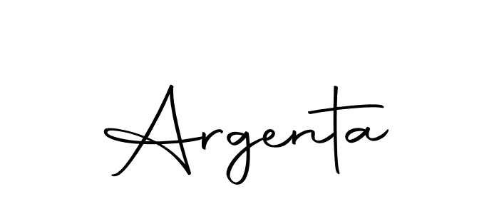 How to make Argenta signature? Autography-DOLnW is a professional autograph style. Create handwritten signature for Argenta name. Argenta signature style 10 images and pictures png