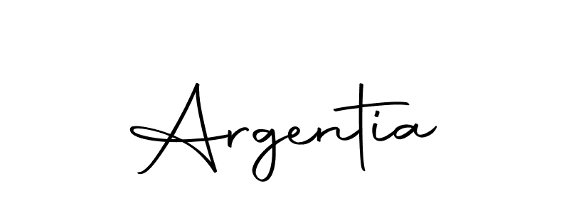 Use a signature maker to create a handwritten signature online. With this signature software, you can design (Autography-DOLnW) your own signature for name Argentia. Argentia signature style 10 images and pictures png