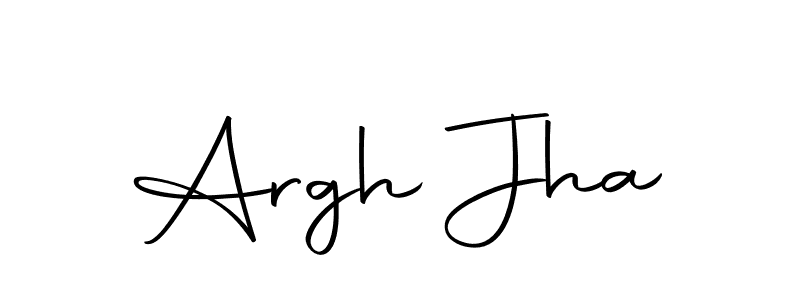 Use a signature maker to create a handwritten signature online. With this signature software, you can design (Autography-DOLnW) your own signature for name Argh Jha. Argh Jha signature style 10 images and pictures png