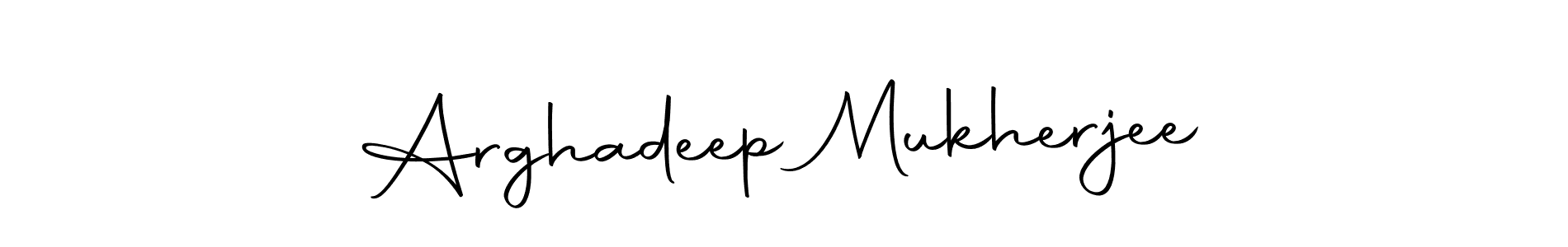 Create a beautiful signature design for name Arghadeep Mukherjee. With this signature (Autography-DOLnW) fonts, you can make a handwritten signature for free. Arghadeep Mukherjee signature style 10 images and pictures png
