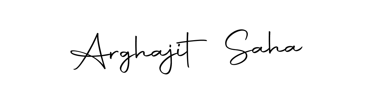 Arghajit Saha stylish signature style. Best Handwritten Sign (Autography-DOLnW) for my name. Handwritten Signature Collection Ideas for my name Arghajit Saha. Arghajit Saha signature style 10 images and pictures png