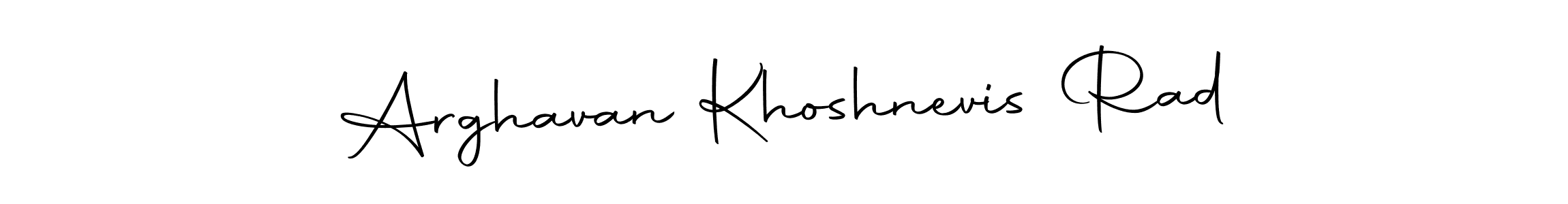 if you are searching for the best signature style for your name Arghavan Khoshnevis Rad. so please give up your signature search. here we have designed multiple signature styles  using Autography-DOLnW. Arghavan Khoshnevis Rad signature style 10 images and pictures png