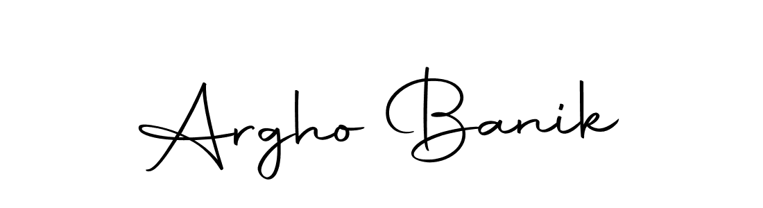 Make a beautiful signature design for name Argho Banik. With this signature (Autography-DOLnW) style, you can create a handwritten signature for free. Argho Banik signature style 10 images and pictures png