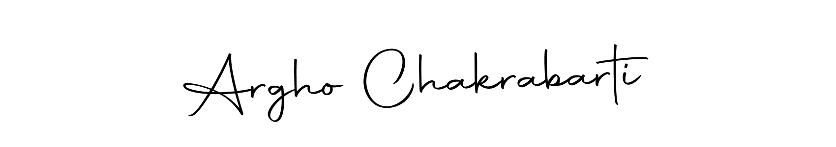 Make a beautiful signature design for name Argho Chakrabarti. With this signature (Autography-DOLnW) style, you can create a handwritten signature for free. Argho Chakrabarti signature style 10 images and pictures png