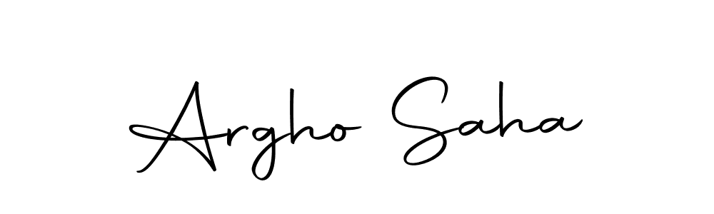 Make a beautiful signature design for name Argho Saha. With this signature (Autography-DOLnW) style, you can create a handwritten signature for free. Argho Saha signature style 10 images and pictures png