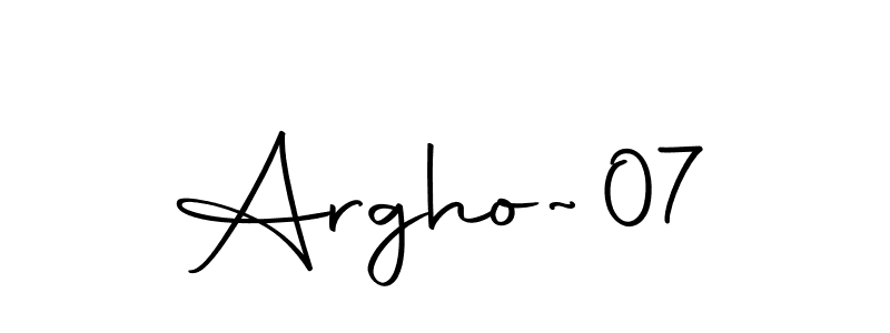 Also we have Argho~07 name is the best signature style. Create professional handwritten signature collection using Autography-DOLnW autograph style. Argho~07 signature style 10 images and pictures png