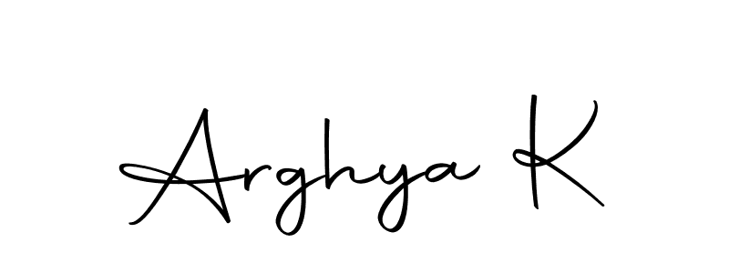 Also we have Arghya K name is the best signature style. Create professional handwritten signature collection using Autography-DOLnW autograph style. Arghya K signature style 10 images and pictures png