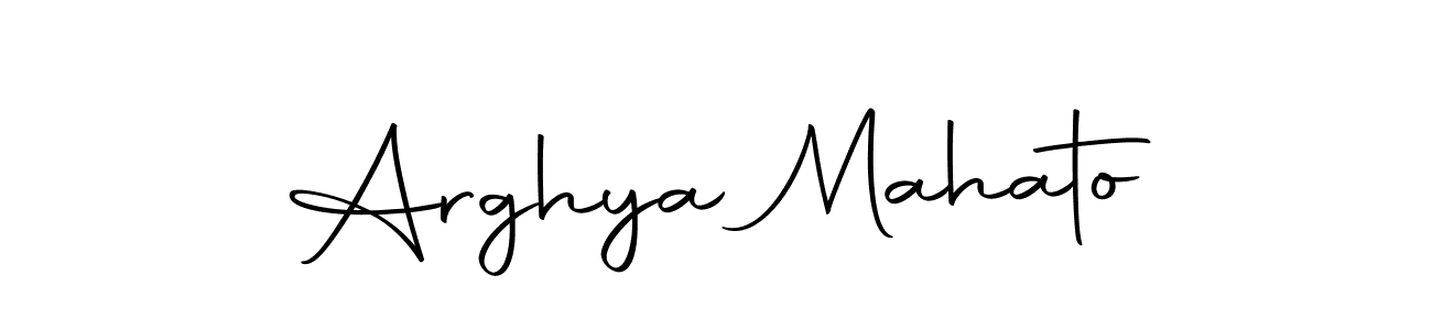 Use a signature maker to create a handwritten signature online. With this signature software, you can design (Autography-DOLnW) your own signature for name Arghya Mahato. Arghya Mahato signature style 10 images and pictures png