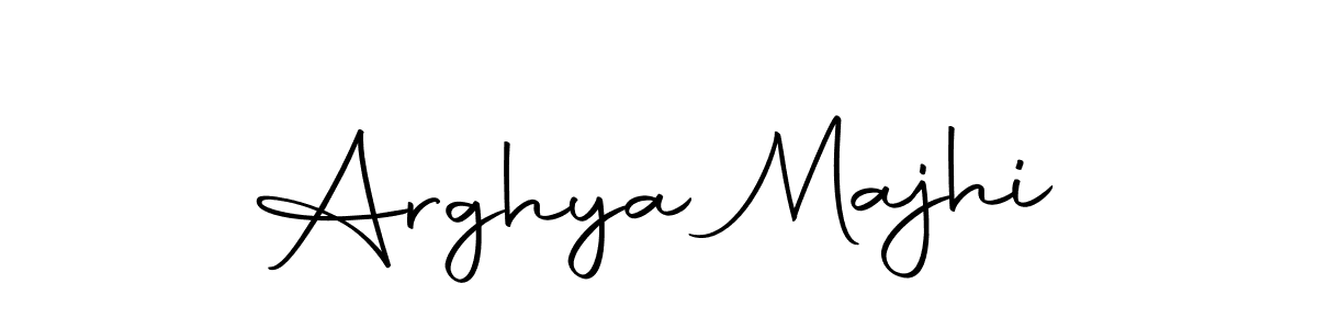 Create a beautiful signature design for name Arghya Majhi. With this signature (Autography-DOLnW) fonts, you can make a handwritten signature for free. Arghya Majhi signature style 10 images and pictures png