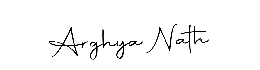 Design your own signature with our free online signature maker. With this signature software, you can create a handwritten (Autography-DOLnW) signature for name Arghya Nath. Arghya Nath signature style 10 images and pictures png