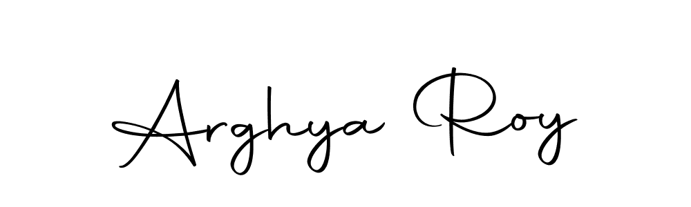 Design your own signature with our free online signature maker. With this signature software, you can create a handwritten (Autography-DOLnW) signature for name Arghya Roy. Arghya Roy signature style 10 images and pictures png