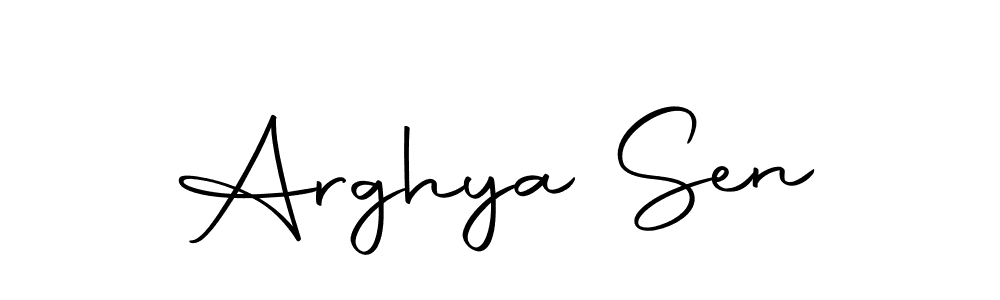 Arghya Sen stylish signature style. Best Handwritten Sign (Autography-DOLnW) for my name. Handwritten Signature Collection Ideas for my name Arghya Sen. Arghya Sen signature style 10 images and pictures png