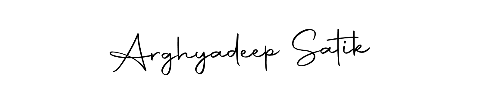 Similarly Autography-DOLnW is the best handwritten signature design. Signature creator online .You can use it as an online autograph creator for name Arghyadeep Satik. Arghyadeep Satik signature style 10 images and pictures png