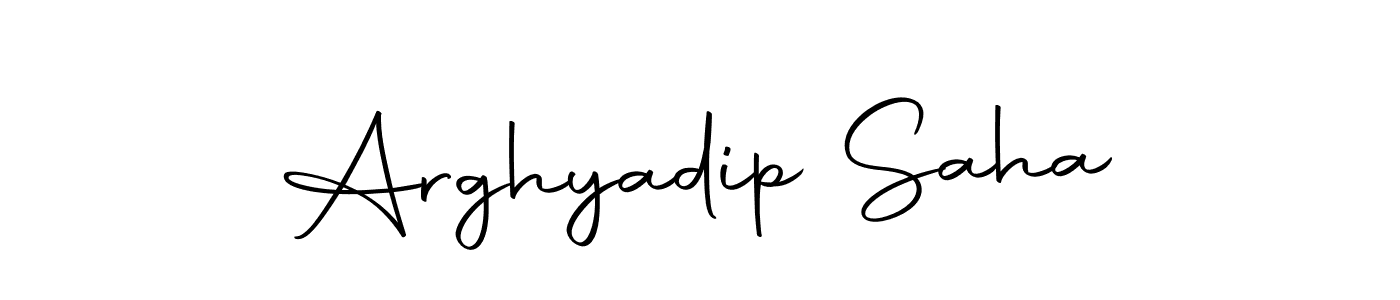 Design your own signature with our free online signature maker. With this signature software, you can create a handwritten (Autography-DOLnW) signature for name Arghyadip Saha. Arghyadip Saha signature style 10 images and pictures png